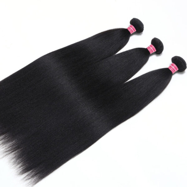 yaki3bundles01 Sunber Yaki Straight 2/3/4Pcs Virgin Hair Extensions With Human Hair 3 Bundles Flash Sale - 16 16 16
