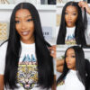 yaki_straight_lace_wig_d2df4072-00b0-48ce-a1b3-877a085122b9 Sunber Yaki Straight Glueless Pre-cut 7x5 Bye Bye Knots Lace Closure Wig With Bleach Knots - 20 / 7*5 Bye Bye Knots-180%
