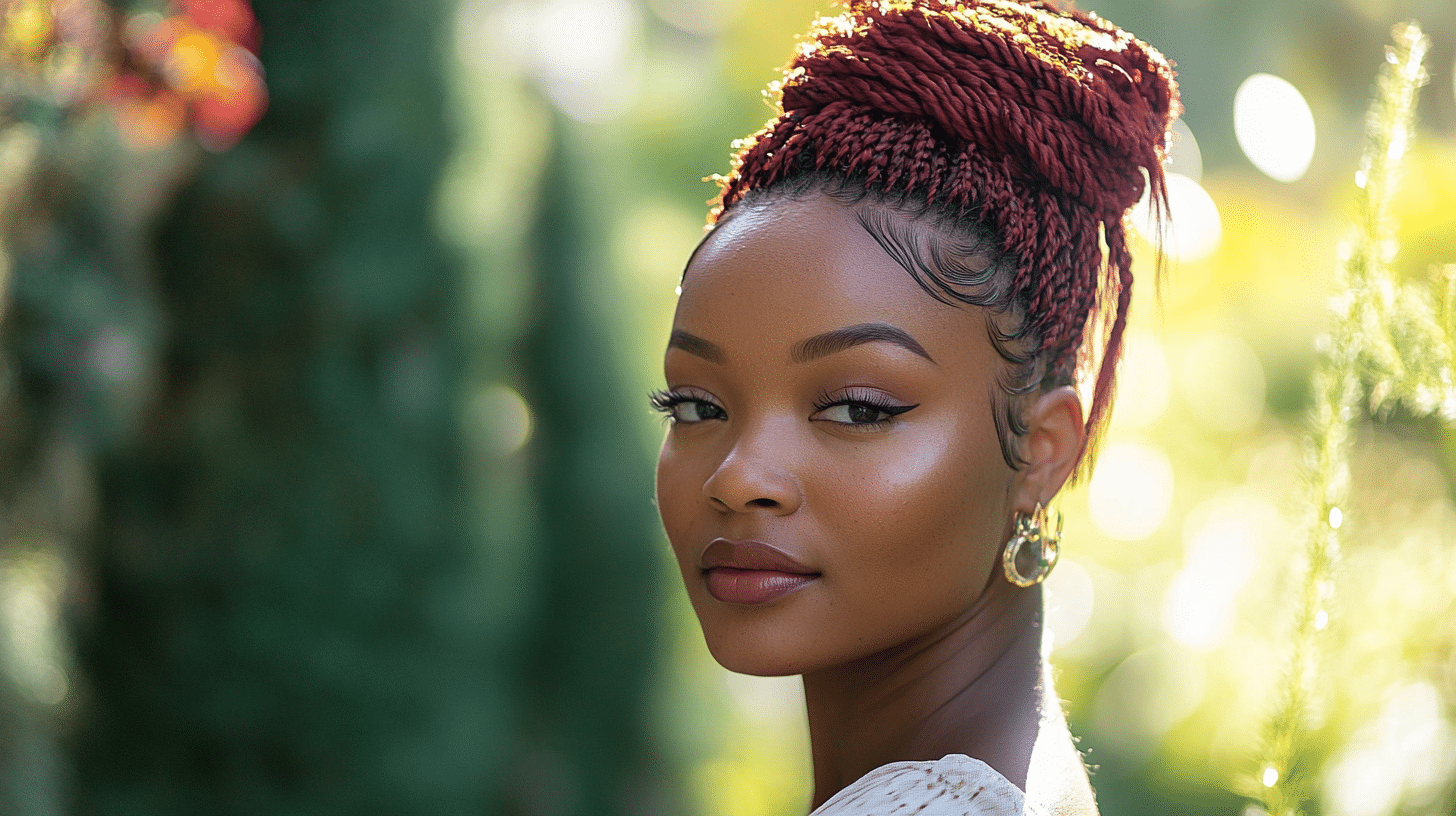 Red Hairstyles for Black Women