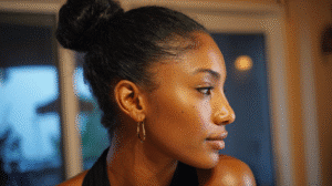 slick bun hairstyles for black women