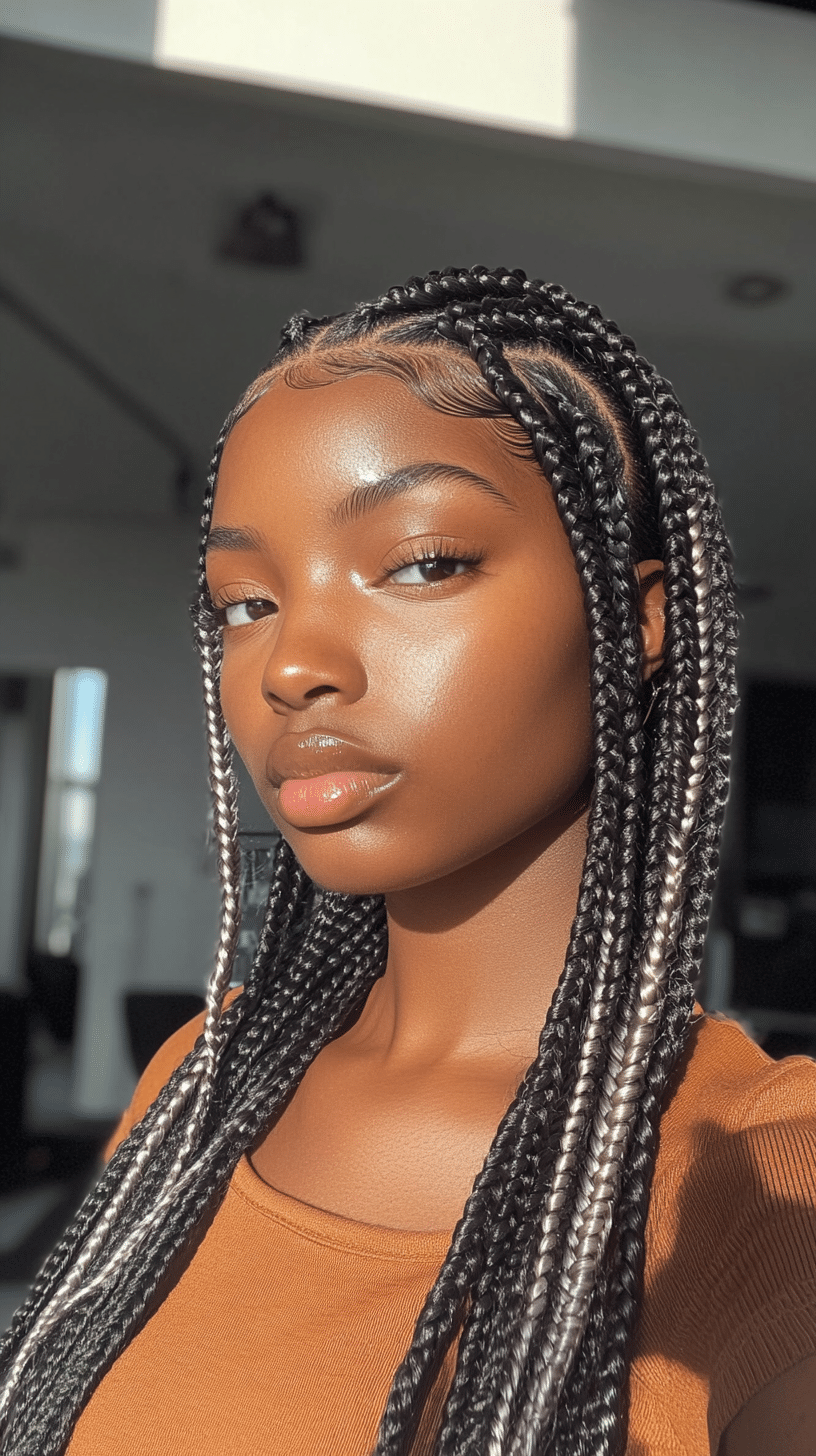 26 Hairstyles for Dark Brown with Platinum Highlights