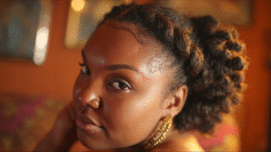 side ponytail hairstyles for black women