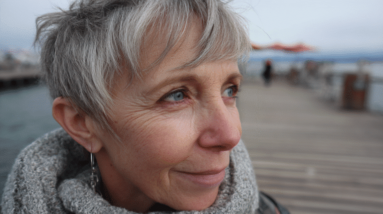 grey pixie hair